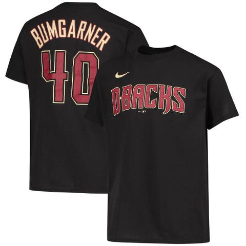 Youth Nike Madison Bumgarner Black Arizona Diamondbacks Player Name &  Number T-Shirt