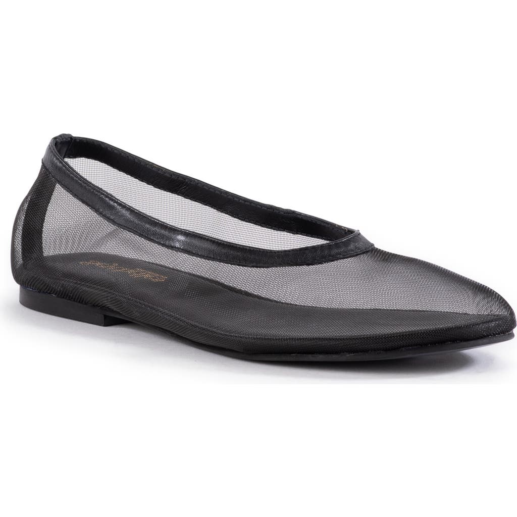 Seychelles Neon Moon Mesh Flat In Black