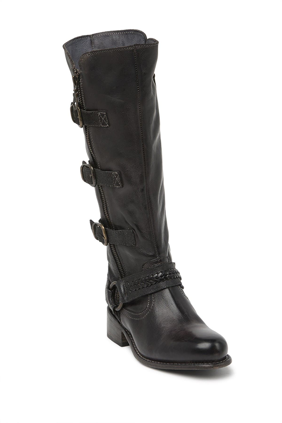 bed stu skyla buckle leather boot