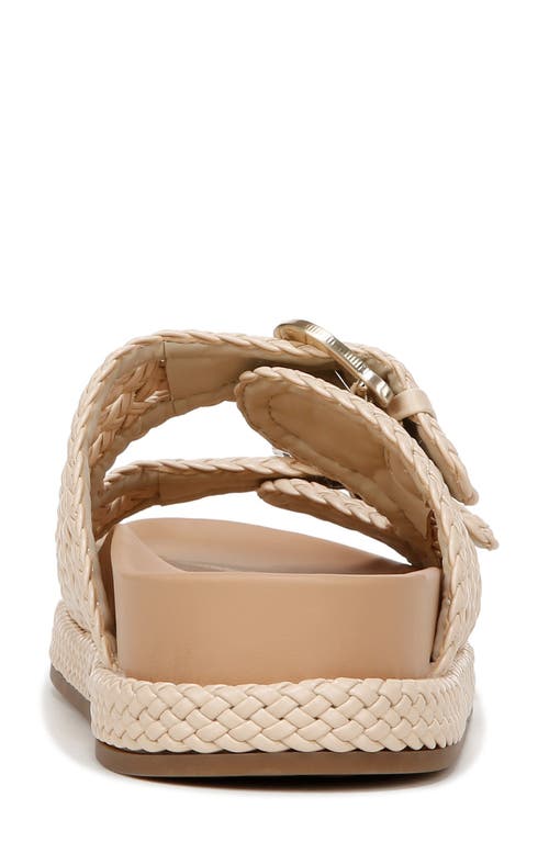 Sam Edelman Women's Reid Buckle Platform Sandal In Linen Leather In Linen