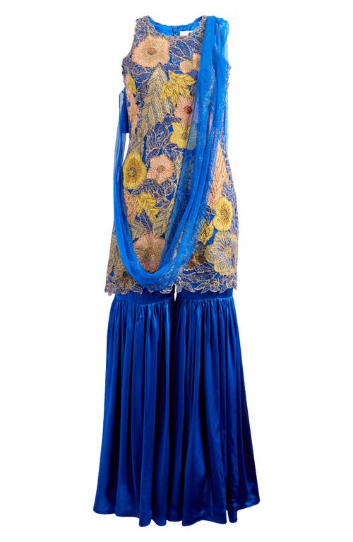 SANI SANI NIDHI SATIN GHARARA WITH GEORGETTE DUPATTA