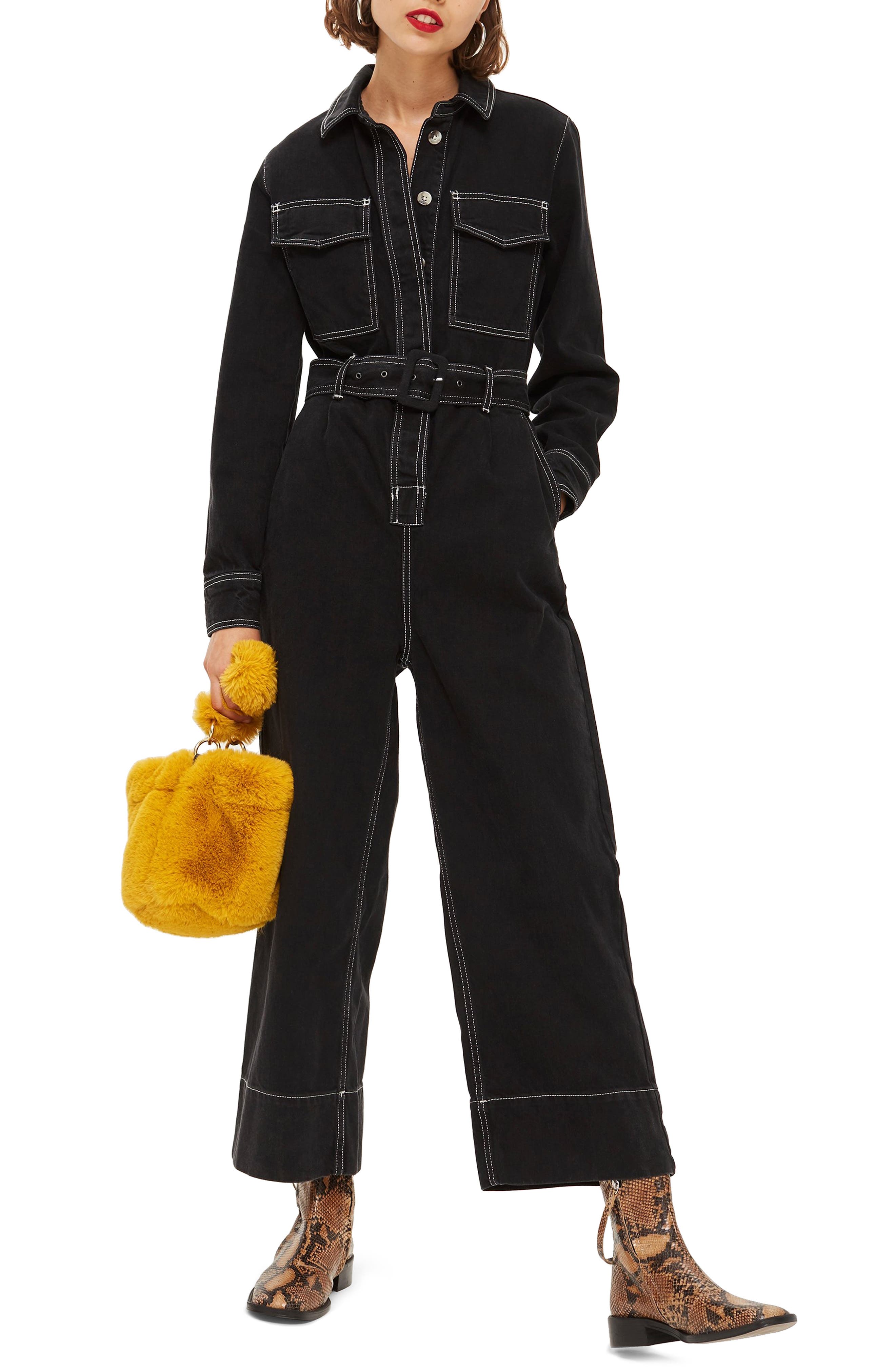 h and m denim boiler suit