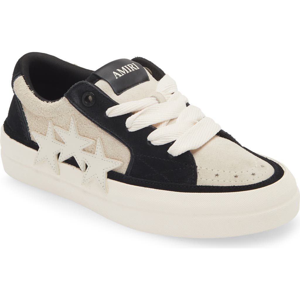 Amiri Sunset Skate Low Sneakers In Birch And Black In Birch Black