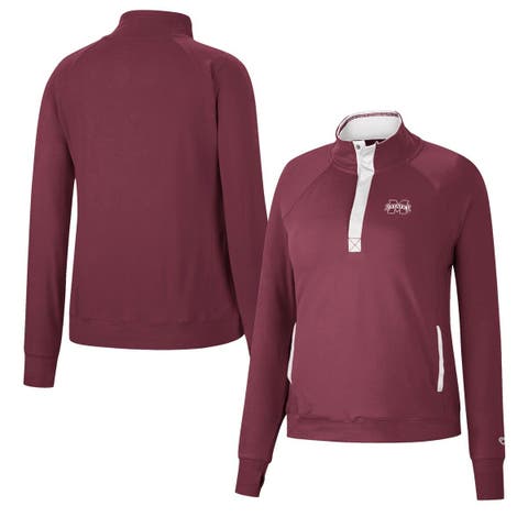 San Francisco 49ers Fanatics Branded Women's Plus Size Worth the Drive  Quarter-Zip Top - Scarlet