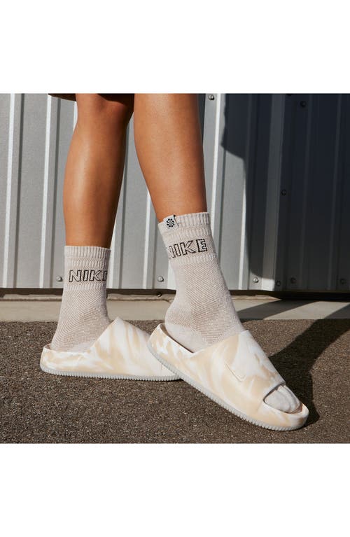 Nike Calm Slide Sandal In Phantom/phantom