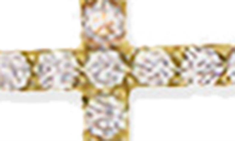 Shop Lana Layered Diamond Cross Pendant Y-necklace In Yellow Gold