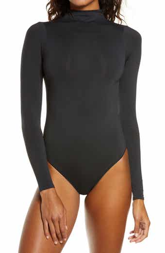 SPANX® Suit Yourself Long Sleeve Mock Neck Bodysuit