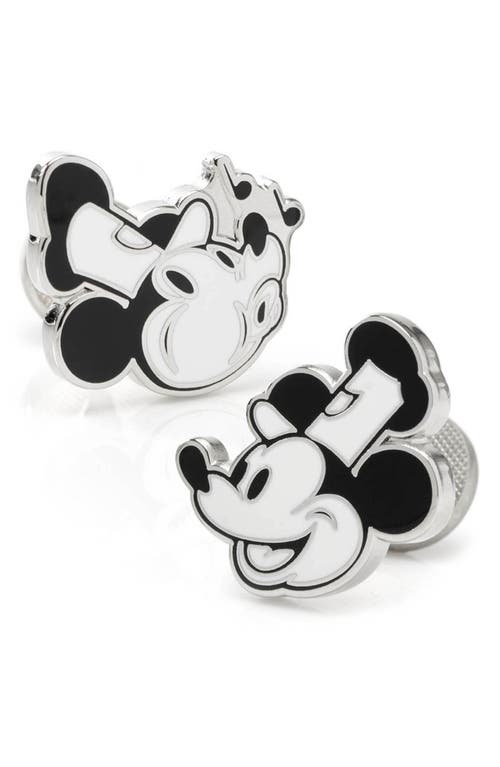 Cufflinks, Inc. x Disney 'Steamboat Willie' Cuff Links in Silver at Nordstrom