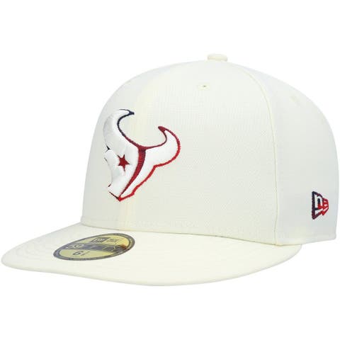 Men's Buffalo Bills New Era Cream Chrome Color Dim 59FIFTY Fitted Hat