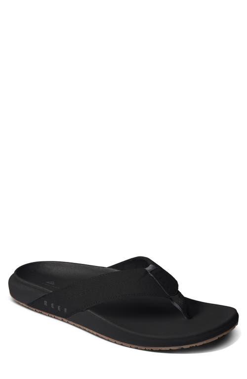 Reef The Raglan Flip Flop Black/Gum at Nordstrom,