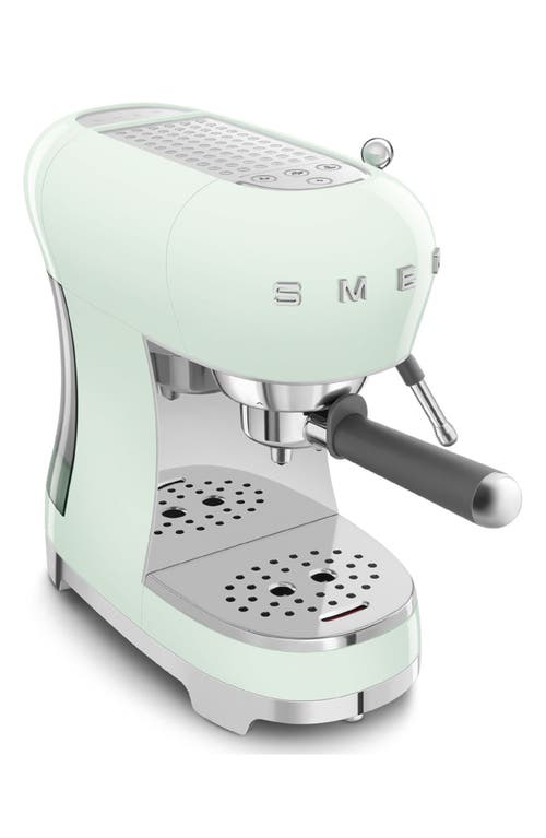 Smeg Espresso Machine In Pastel Green