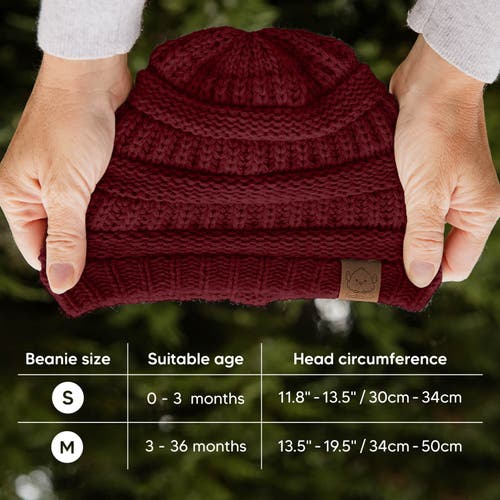Keababies 3-pack Warmzy Baby Beanies In Terracotta