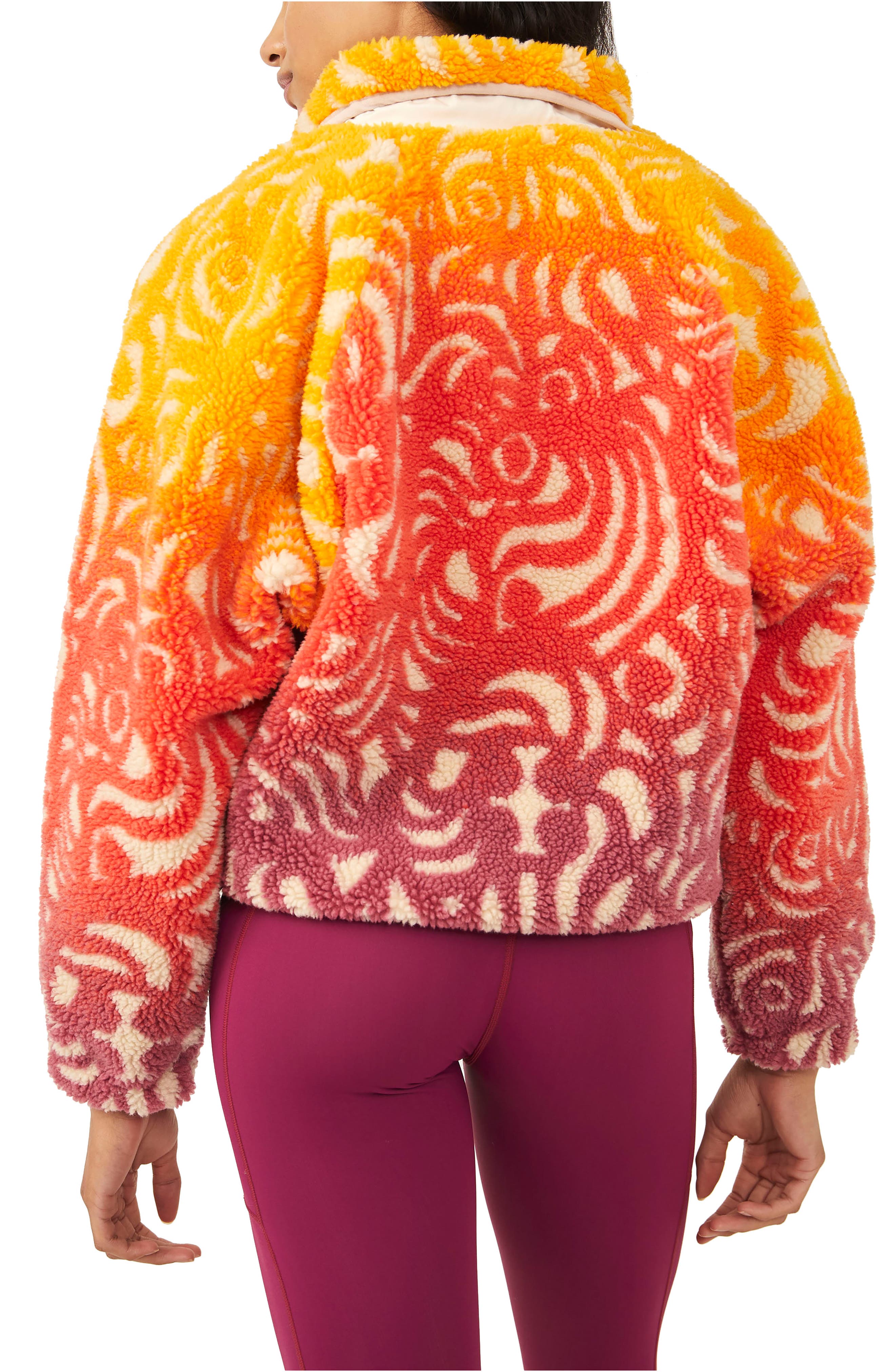 FP Movement by Free People Women's Rocky Ridge Jacket, Small, Marigold Combo