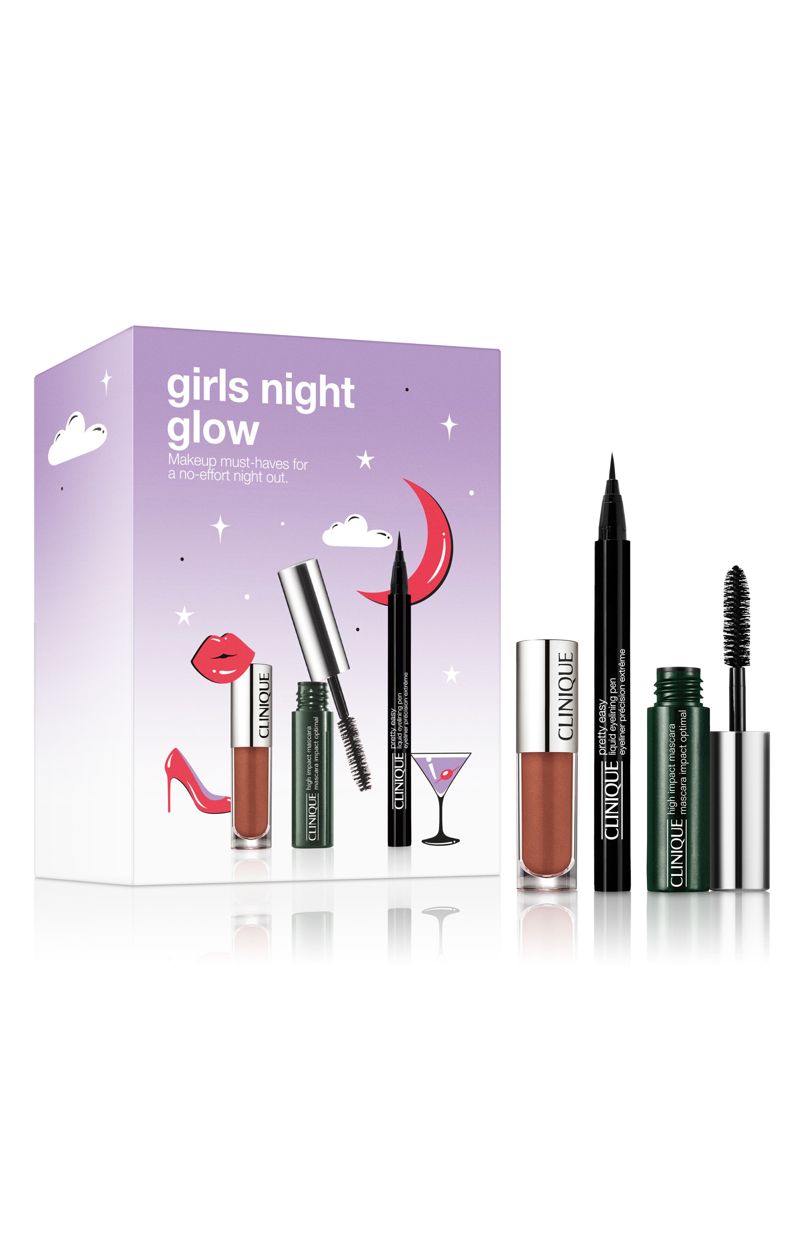 UPC 192333031636 product image for Clinique Girls Night Glow Makeup Set - No Color | upcitemdb.com