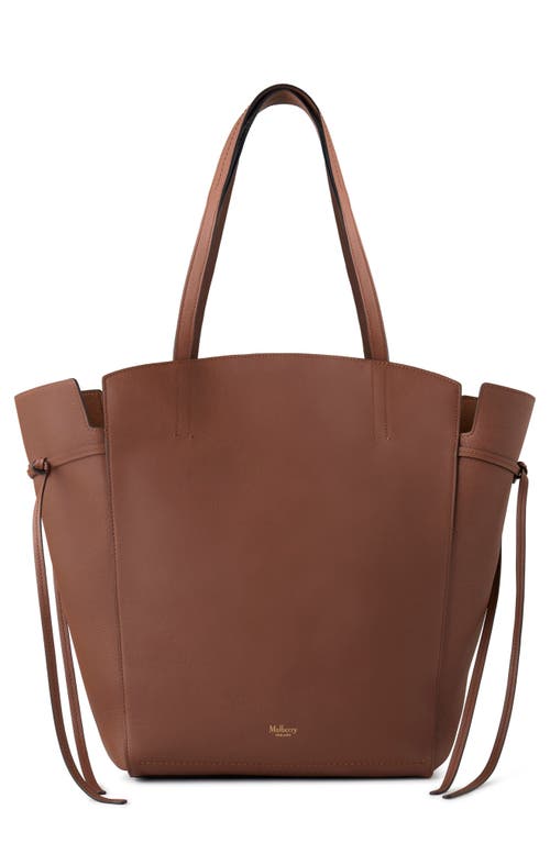 Mulberry Clovelly Calfskin Leather Tote in Bright Oak at Nordstrom