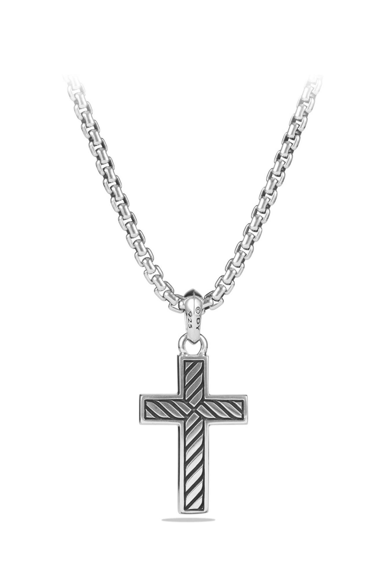 david yurman mens cross necklace