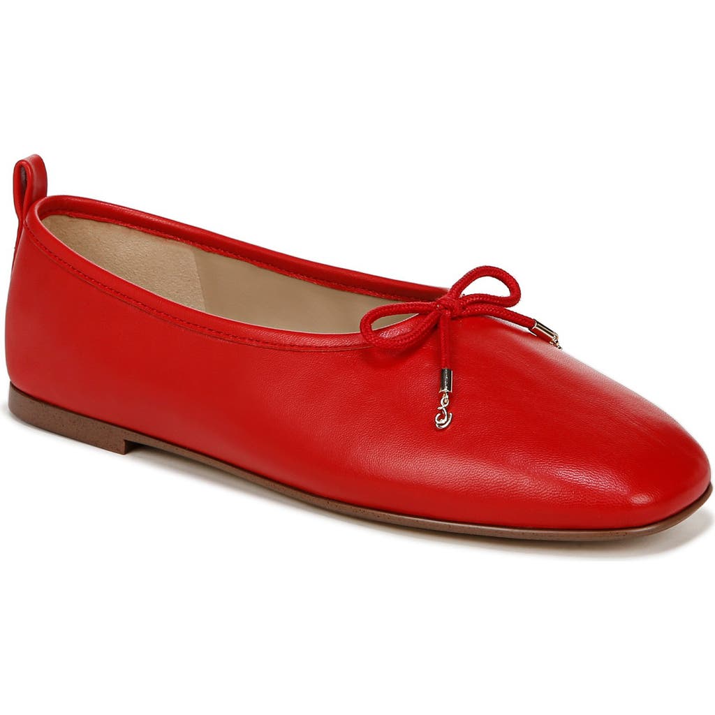 Sam Edelman Meadow Ballet Flat In Heirloom Red