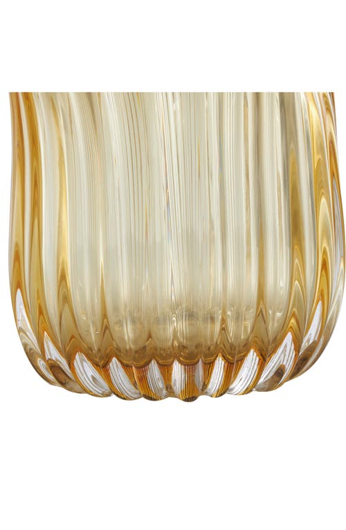 VIVIAN LUNE HOME VIVIAN LUNE HOME ORANGE GLASS VASE