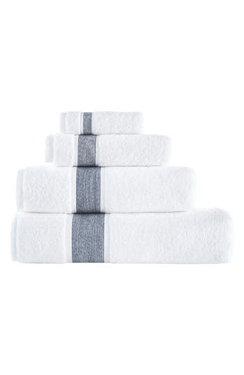 Brooks Brothers Ottoman Rolls Turkish Cotton 3-piece Bath Essential Towels In Anthracite