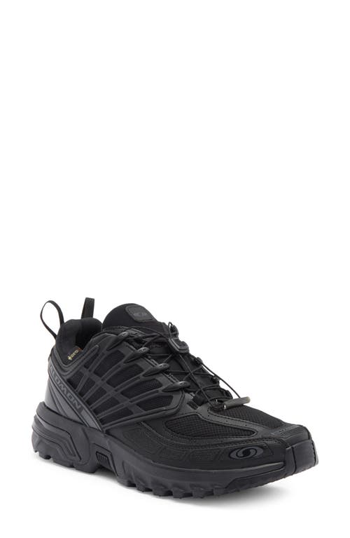 Salomon ACS Pro Gore-Tex® Waterproof Sneaker in Black/Black/Asphalt 