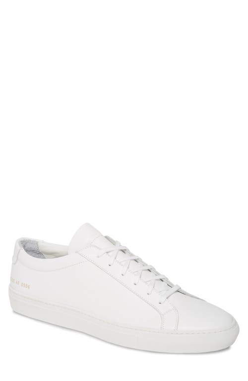 Common Projects Original Achilles Sneaker In White/white