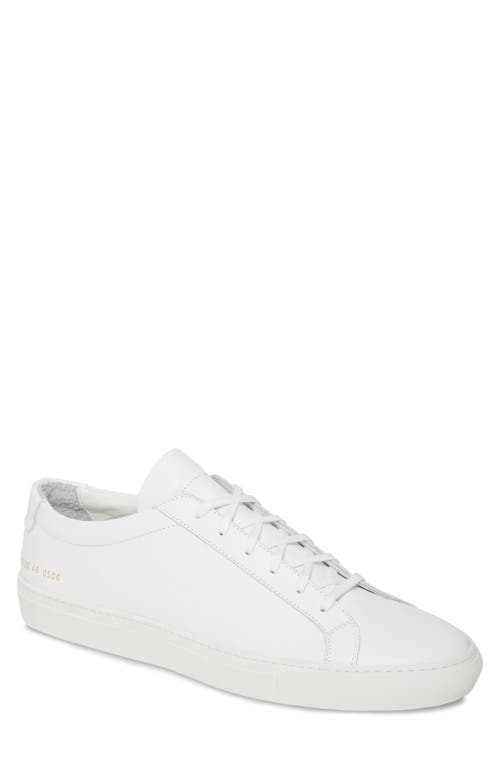 Shop Common Projects Original Achilles Sneaker In White/white