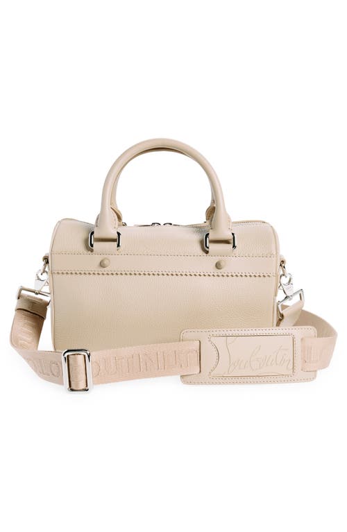 Shop Christian Louboutin Small Ruisbuddy Calfskin Leather Duffle Bag In Saharienne/saharienne/sahara