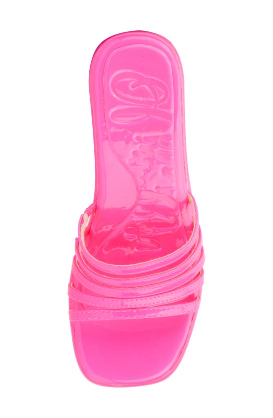 Shop Olivia Miller Dreamer Slide Sandal In Neon Pink