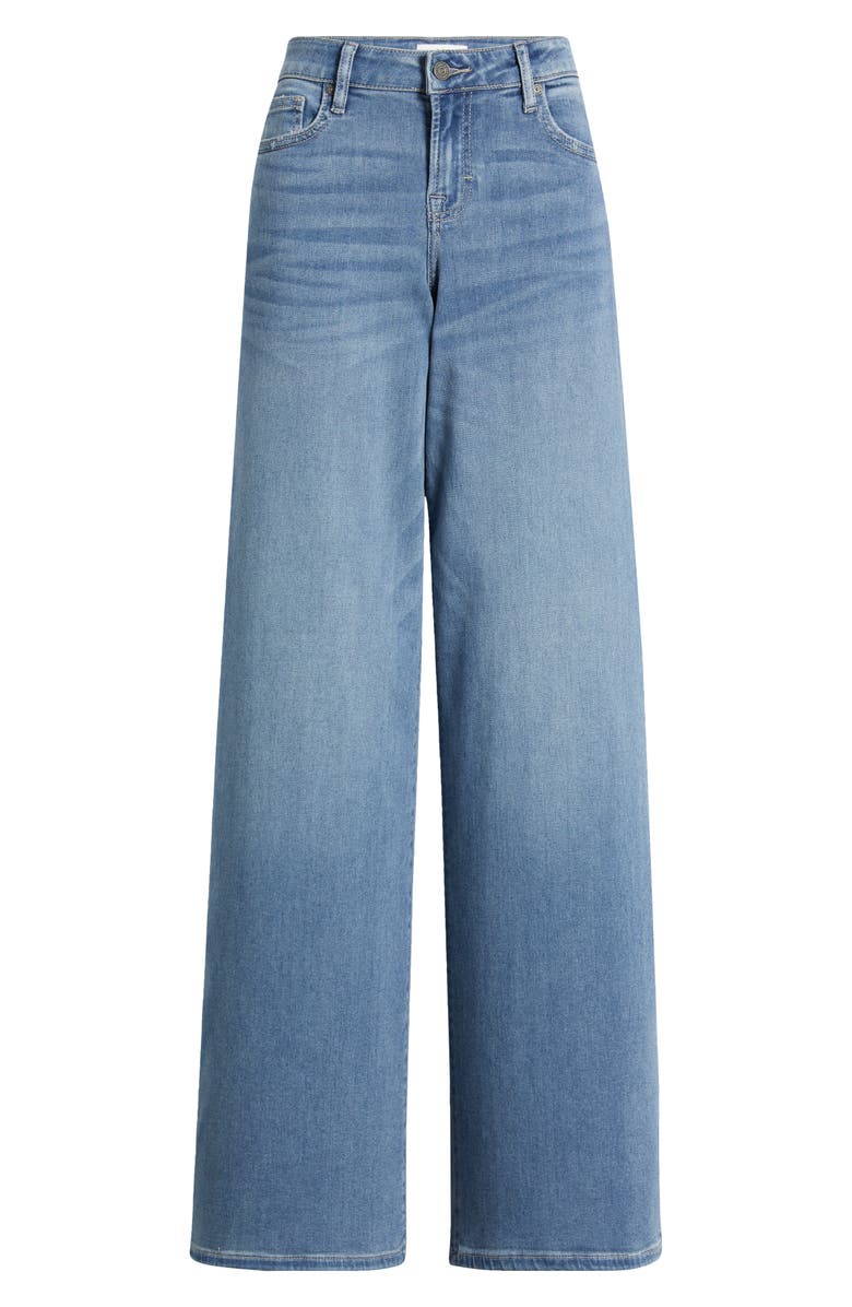 HIDDEN JEANS Mid Rise Super Wide Leg Jeans, Alternate, color, Medium Wash