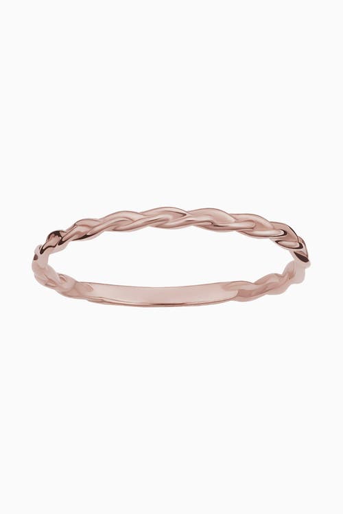 Oradina Caesar Stack Ring In 14k Yellow Gold, 14k White Gold Or 14k Rose Gold- 6 Inches In Rose Gold