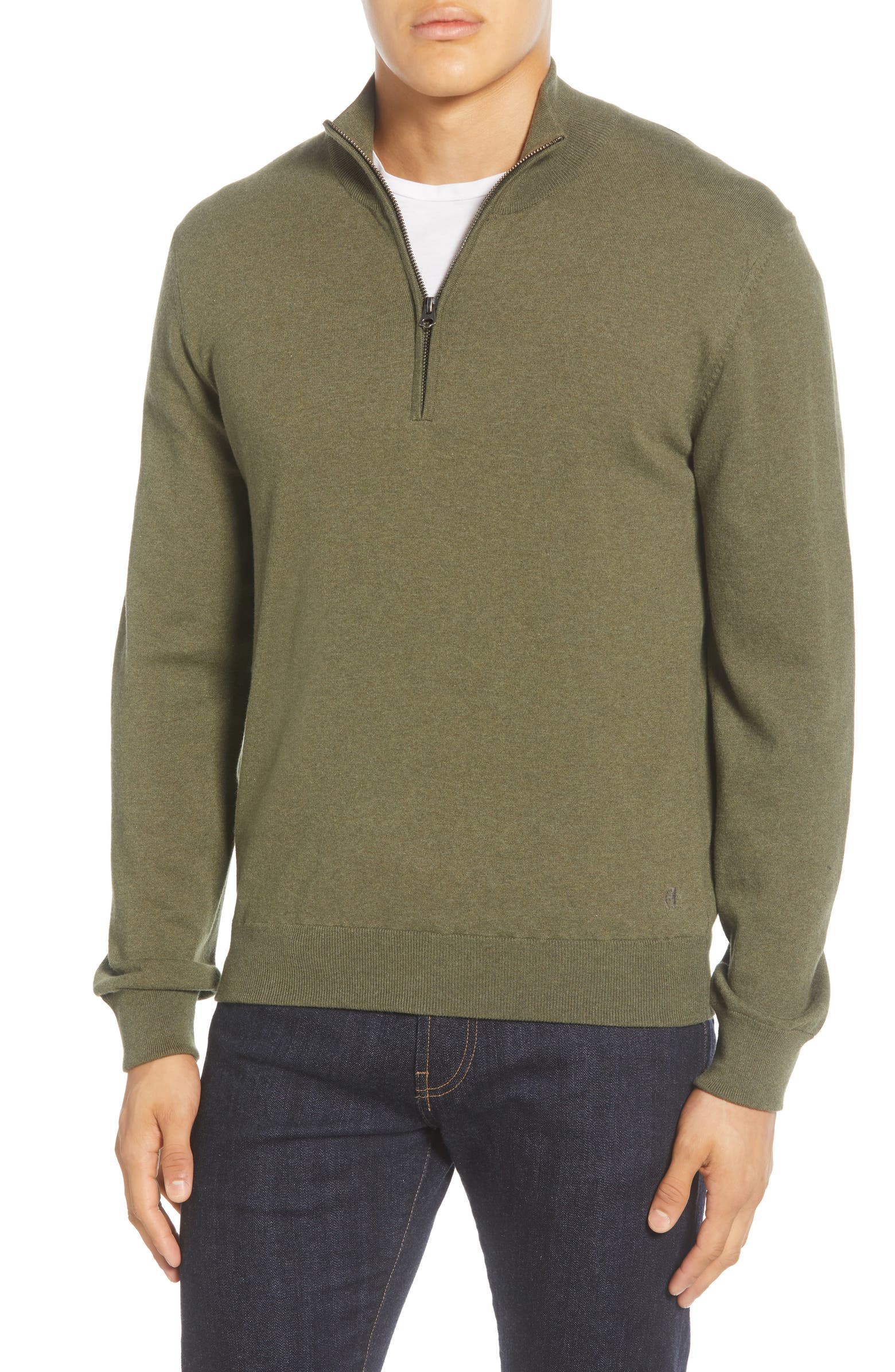 French Connection Regular Fit Half Zip Sweater | Nordstrom