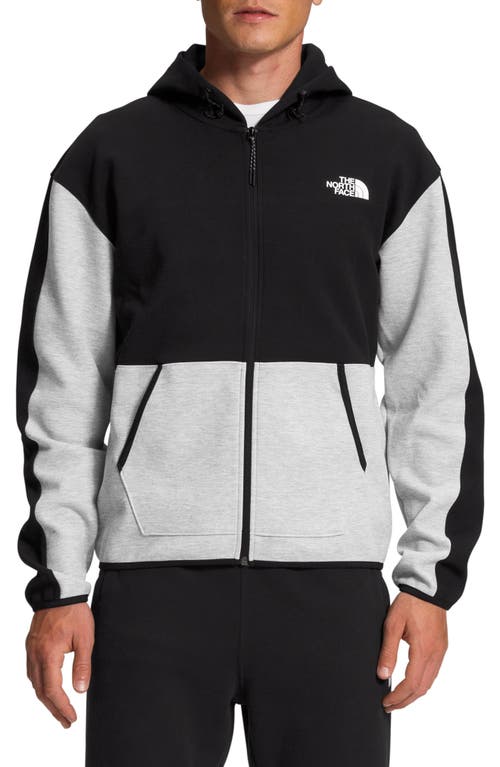 The North Face Tech Zip Hoodie Jacket in Light Grey Heather