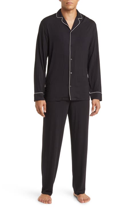 Men's Black Pajamas, Loungewear & Robes