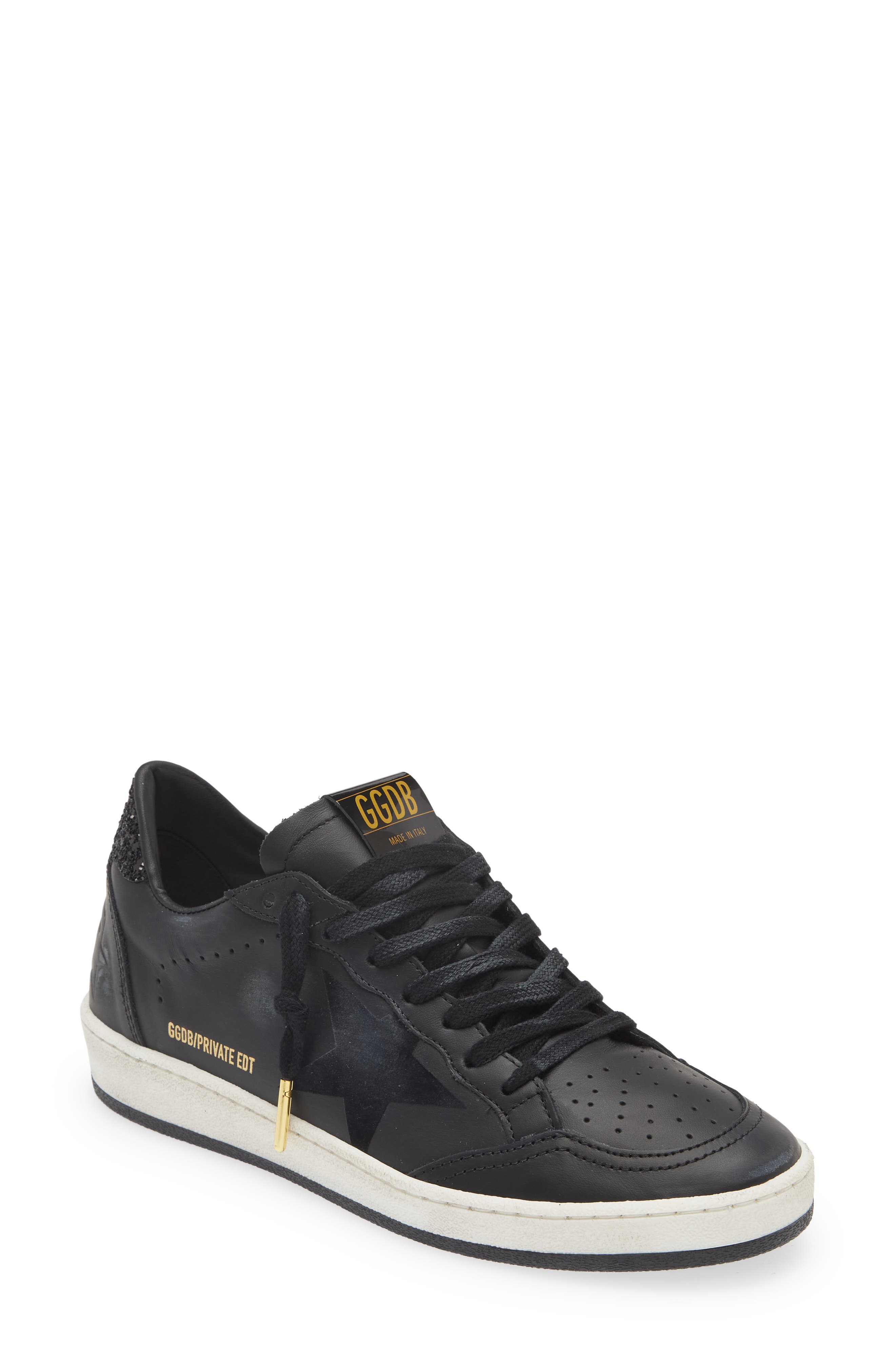 Golden Goose Soul-Star velvet sneakers - Black