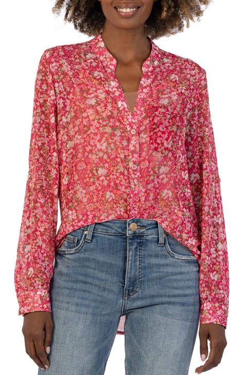 Women's Red Button Up Tops | Nordstrom