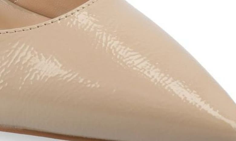 Shop Journee Collection Scarlett Pointed Toe Pump In Taupe