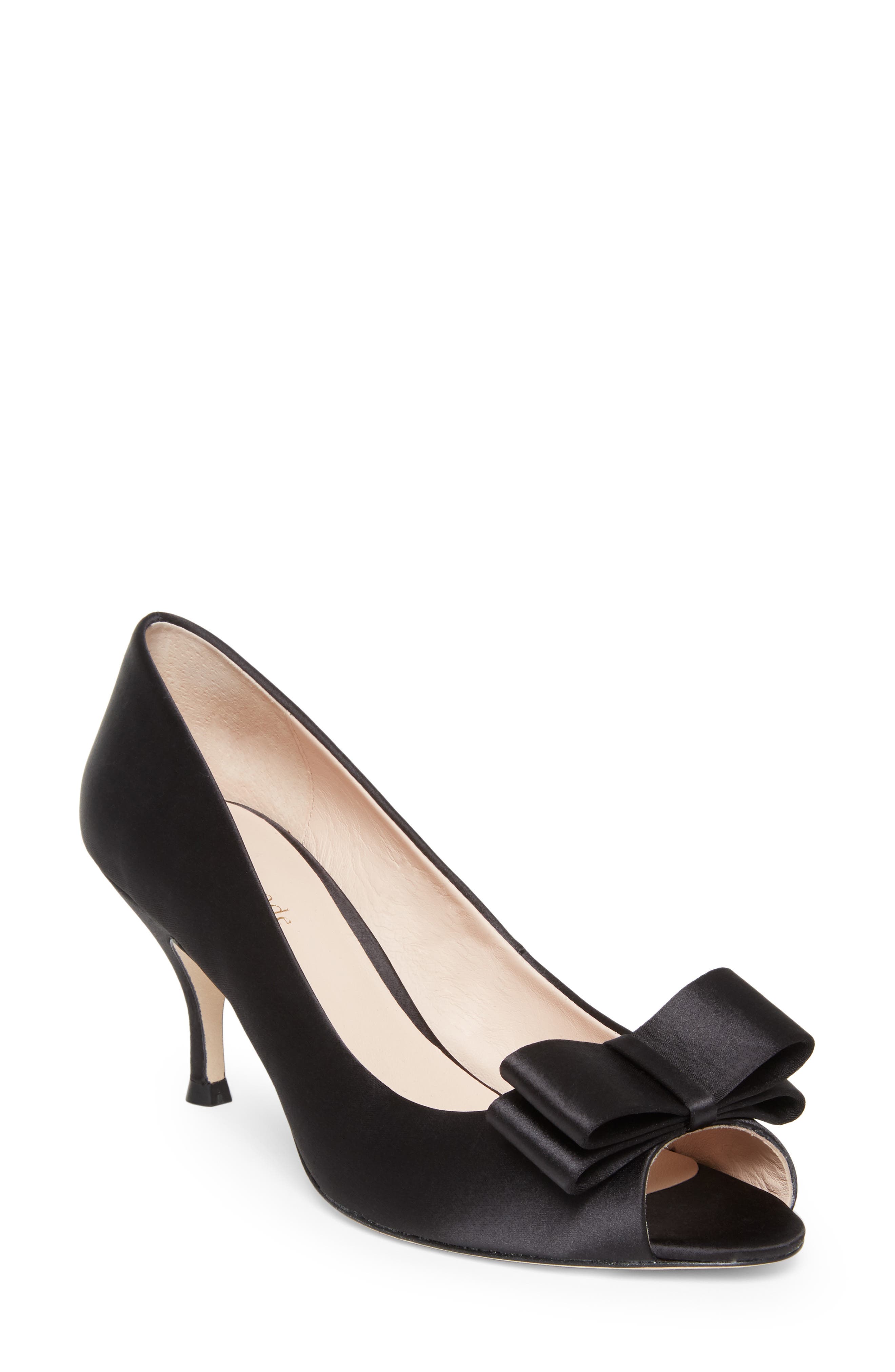 Kate Spade New York Cecelia Peep Toe Pump, Black