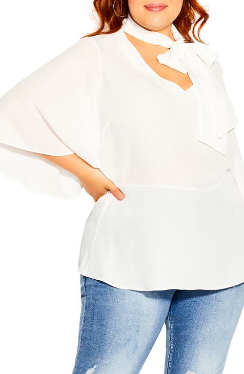 Women's White Plus-Size Tops | Nordstrom