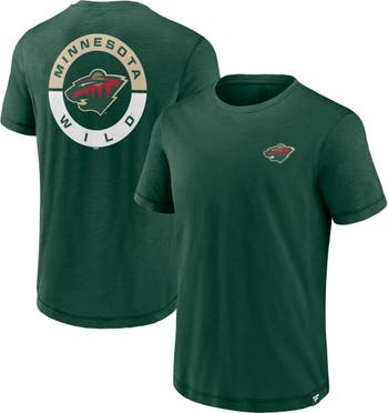 Women's Fanatics Branded Green Minnesota Wild Spirit Lace-Up V-Neck Long  Sleeve Jersey T-Shirt