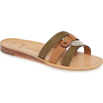 Dolce Vita Cait Slide Sandal, Brown