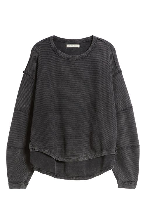 Free People Total Eclipse Oversize T-shirt In Black