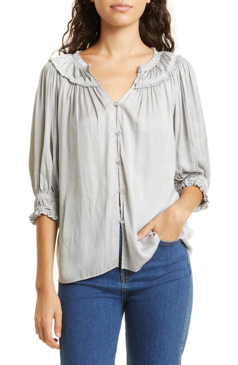 womens peasant blouse | Nordstrom