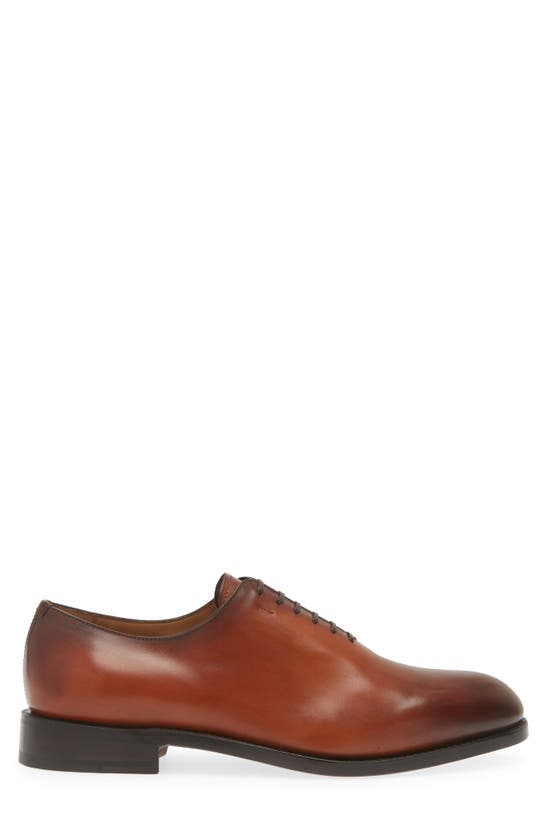 Shop Ferragamo Angiolo Oxford In Cognac New Biscotto