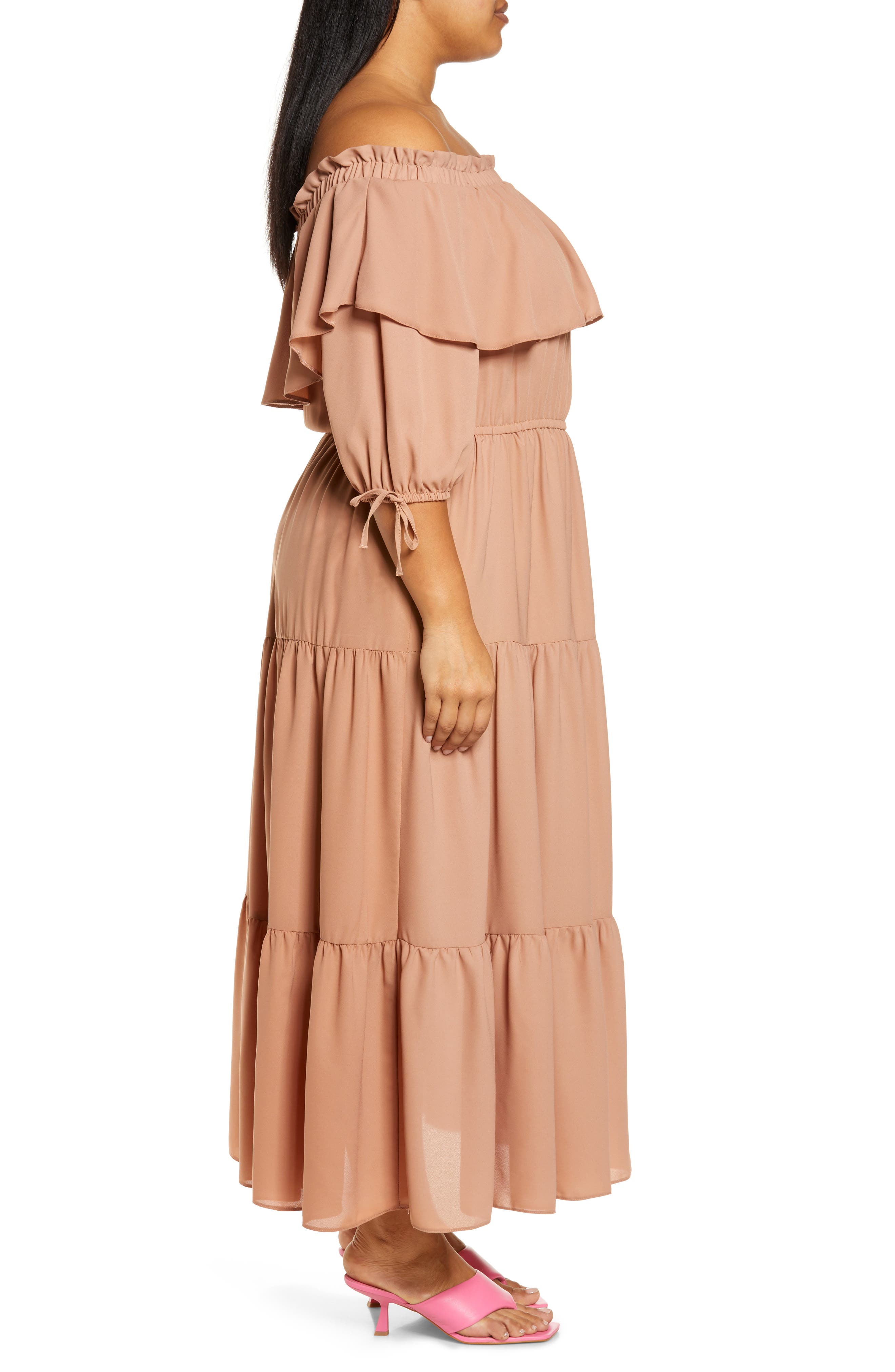 River Island Off the Shoulder Dress 