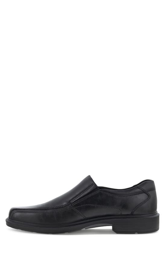 Ecco Helsinki Classic Bike Toe Loafer In Black
