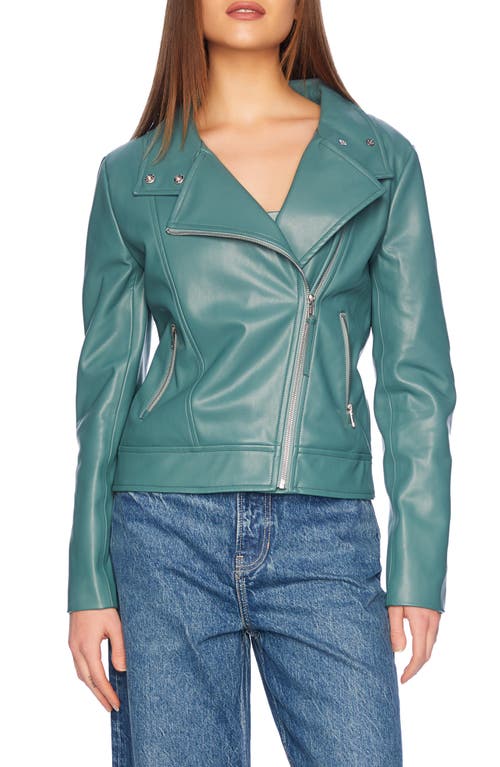 Susana Monaco Faux Leather Moto Jacket Rosemary at Nordstrom,