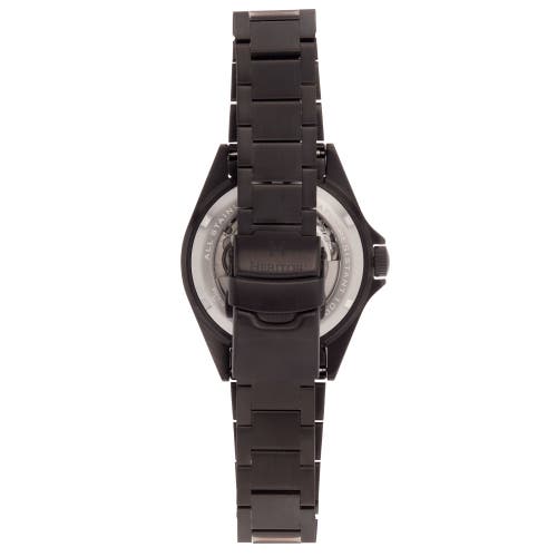 Shop Heritor Automatic Calder Bracelet Watch W/date In Black