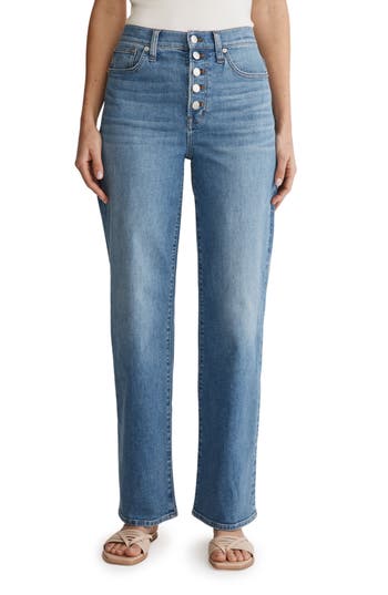 Madewell The Tall Perfect Vintage Wide Leg Crop Jeans In Blue