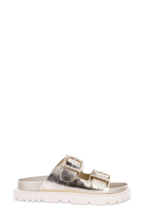 Mia Gen Slide Sandal In Gold