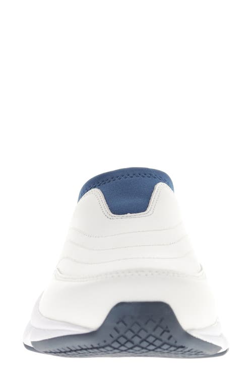 Propét Stability Slip-on Sneaker In White/navy